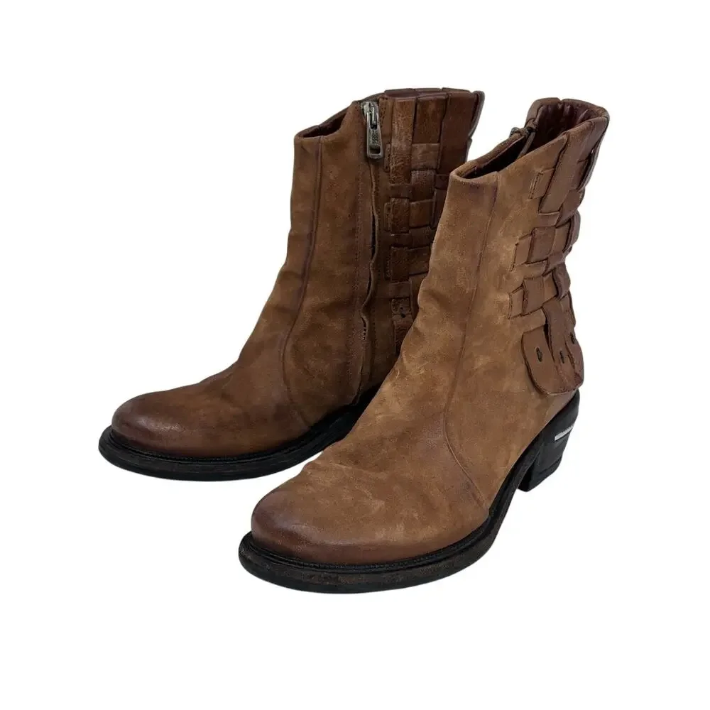 A.S. 98 Airstep Boho Biker Ankle Boots